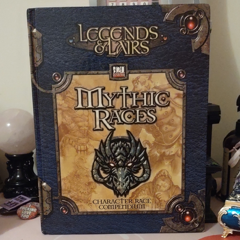Legends & Lairs Mythic Races Book